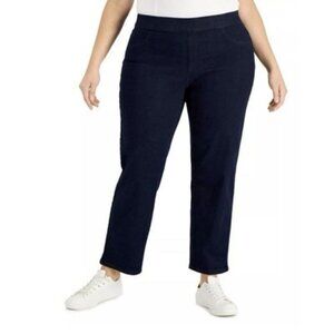 Karen Scott Moonlight Blue Pull On Jeans Plus Size 2X NWT